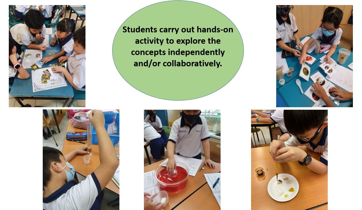 Hands-on activities during lessons